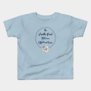 The Middle Road Between Effort and Ease Yoga Saying Kids T-Shirt
